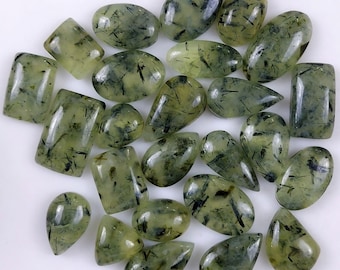 100 Carat Prehnite Gemstone Mix Shape Cabochon Loose Gemstone For Making Jewelry