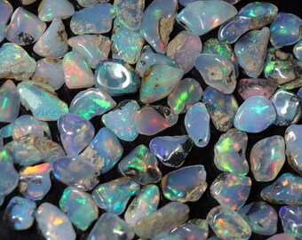 100 Pcs Opal Rough/Opal Crystal/Opal Raw Gemstone/Healing Opal/Opal Untreated Rough/Opal Polish Rough