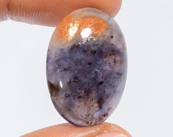 Iolite Sunstone Cabochon: Oval Gemstone, 20 Ct, 25x17x7 mm