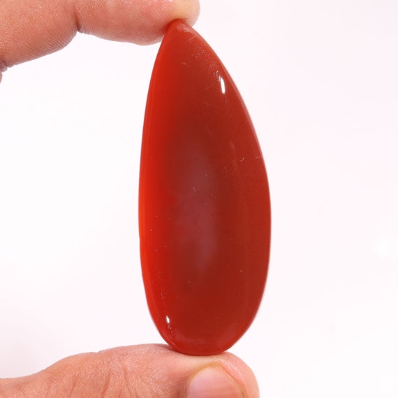 Orange Botswana Agate Cabochon: Fancy Gemstone for Jewelry Making