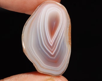 Awesome Top Quality Natural Red Botswana Agate Fancy Shape Cabochon Loose Gemstone For Making Jewelry 32.00 Ct 30X19X6 MM SS-148