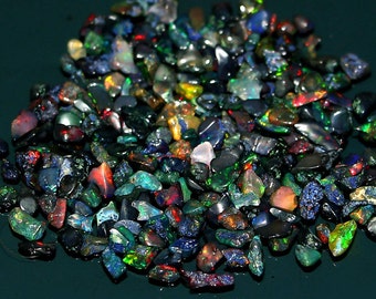 9000 Pcs Black Opal Polish Rough/Opal Crystal/Opal Raw Gemstone/Healing Opal/Opal Untreated Rough/Opal Polish Rough/ 3mm 5mm Approx