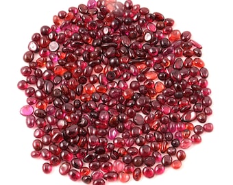 260.50 Ct Garnet Tumble Lot Loose Gemstone For Making Jewelry 3X2-6X4X2 MM D-401
