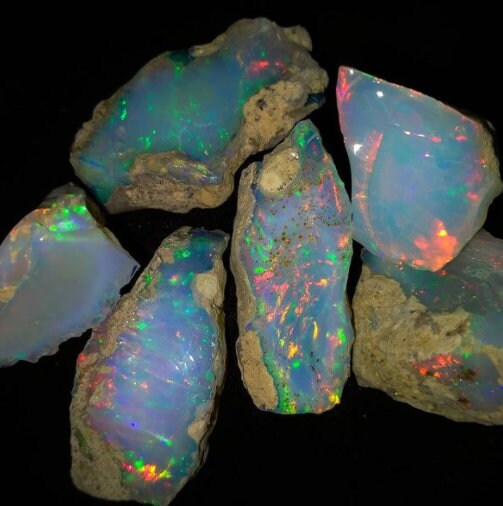 100 Pcs Top Quality Opal Rough Opal Raw Gemstone healing Opal