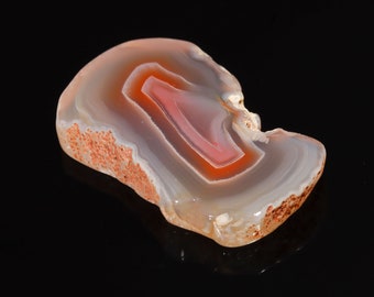 Unique Top Quality Natural Red Botswana Agate Fancy Shape Cabochon Loose Gemstone For Making Jewelry 34.85 Ct 34X18X6 MM SS-146