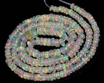 1 Strand Opal Beads Top Quality Loose Beads Welo Fire Ethiopian Opal Beads Jewelry R9680