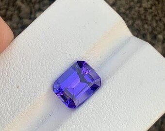 8x10mm Faceted Tanzanite Gemstone: AAA Grade, December Birthstone