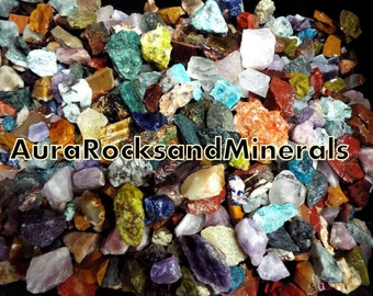 500 Cts Mystery Box Mix ALL Type Of Rough Gemstone Jewelry Making Wrap