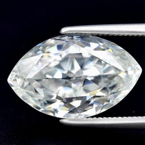 GRA Certified, Marquise Cut Loose Moissanite Stone 4x8 to 8x16 MM, Moissanite Jewelry, Natural Eye Clean Moissanite, Gift For Rings