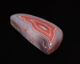 Incredible Top Quality Natural Red Botswana Agate Fancy Shape Cabochon Loose Gemstone For Making Jewelry 20.40 Ct 29X14X7 MM SS-138
