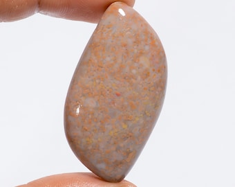 Natural Jasper Gemstone Cabochon: Jewelry Making (55 Ct, 42X22X6 mm)
