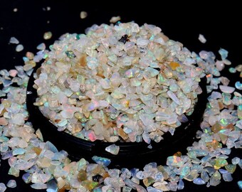 100 Carat AAA+++ Grade Opal, Welo Opal, Opal Crystal, Opal Rough, Ethiopian Opal, AAA Polish Opal Rough, Size 3-5mm,Loose Opal Rough Jewelry