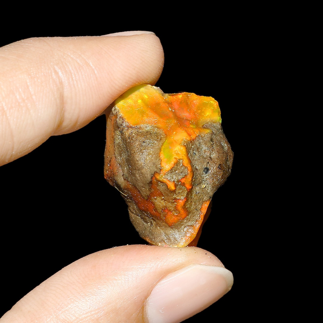 Flash Rocks 40.50 Crt Opal Rock Mineral Amazing Strong Flash Fire Huge Size Rock ...