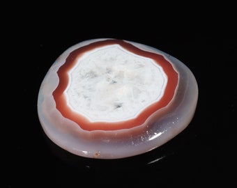 Marvellous Top Quality Natural Red Botswana Agate Heart Shape Cabochon Loose Gemstone For Making Jewelry 55.00 Ct 38X34X5 MM SS-139