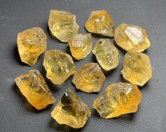 Raw Citrine Rough Citrine Healing Natural Crystal Metaphysical Crystals For Jewelry Making 5mm 8mm