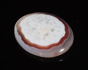 Terrific Top Quality Natural Red Botswana Agate Oval Shape Cabochon Loose Gemstone For Making Jewelry 61.65 Ct 40X31X6 MM SS-124