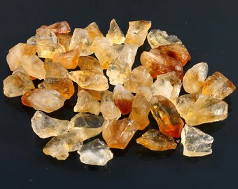 10-20mm Citrine Gemstone Crystal Raw Rough Gemstone Big Size AAA Grade For Jewelry Making