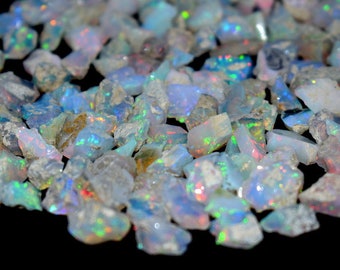 100 Pcs Opal Rough/Opal Crystal/Opal Raw Gemstone/Healing Opal/Opal Untreated Rough/Opal Polish Rough/ 3mm 5mm  Approx