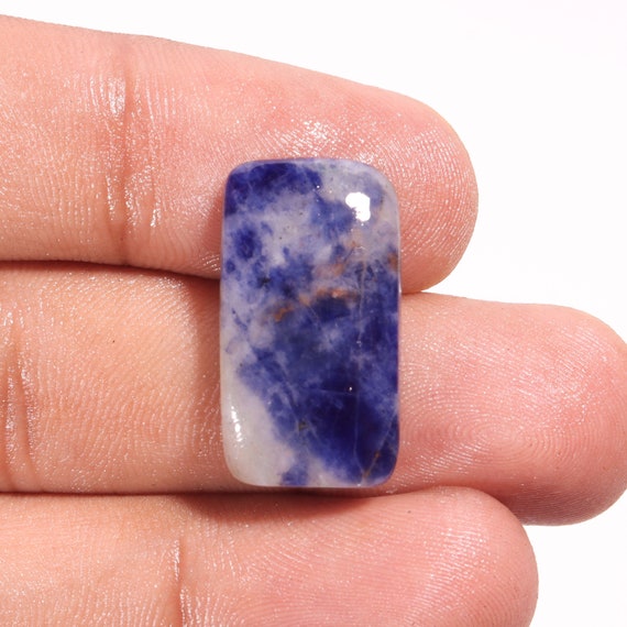 Natural Sodalite Cabochon: Radiant Loose Gemstone, 15.70 Ct