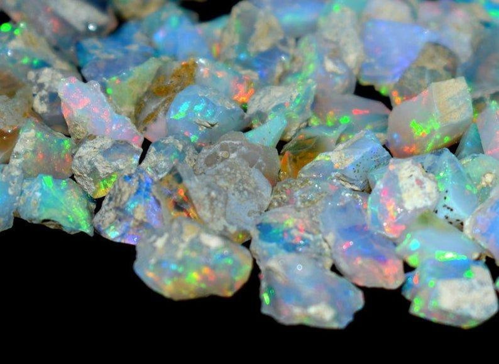 OPAL Raw Crystals Bulk Raw Opal Rough Opal Lot Welo Opal | Etsy