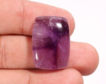 Trapiche Amethyst Cabochon: Radiant Cut Loose Gemstone, 39.90 Ct