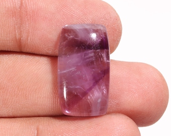 Trapiche Amethyst Cabochon: Radiant Cut Loose Gemstone, 16.75 Ct