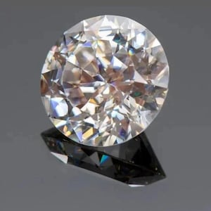 10MM White D Color Round Cut VVS1 Moissanite Stone Loose Gemstone Synthetic Diamond with Certificate