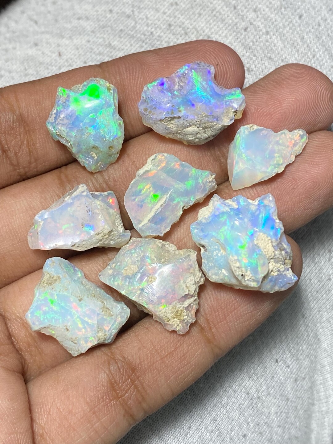 エチオピアウェロ産 オパール 原石 ジュエリーグレード 鉱物標本