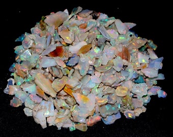 AAA Welo Opal Raw Crystals: Rough Opal Lot for Jewelry Making