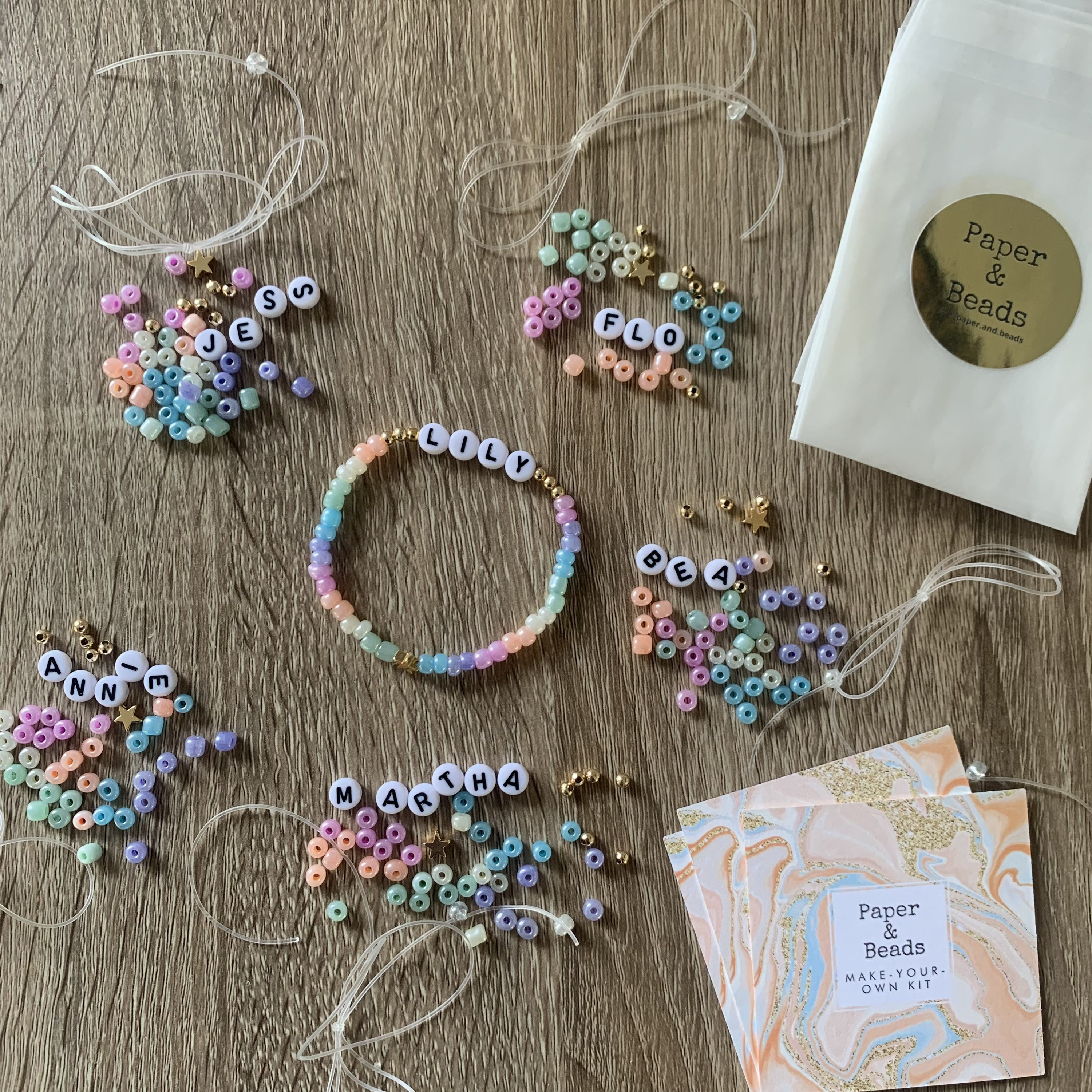 Make your own bracelet beads best sale