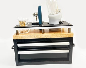 E-BOX Mini Steel Tool Chest Focus V Carta 2 Dab Station With 2 Drawers, Metal Tool Box in Multiple Colors and Three Styles