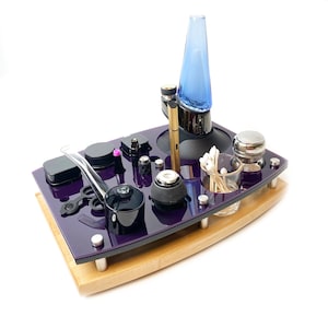 The Puffco Enthusiast's Dab Rig Station for All Things Puffco: Designed to hold Puffco Peak or Pro, Puffco Plus, Puffco Proxy and Hot Knife