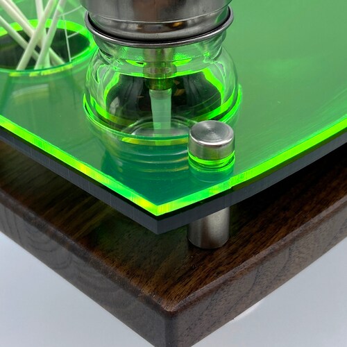 Dr.Dabber SWITCH Rig shops Station Organizer ~ Cannabis Dab Vaporizer W/ Glass ISO Pump Dispenser, Swab Jar, NEON Collection, 12X9