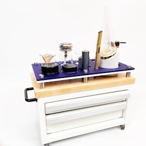 E-BOX Mini Steel Tool Chest Puffco Dab Station With 2 Drawers, Metal Tool Box in Multiple Colors and Three Styles