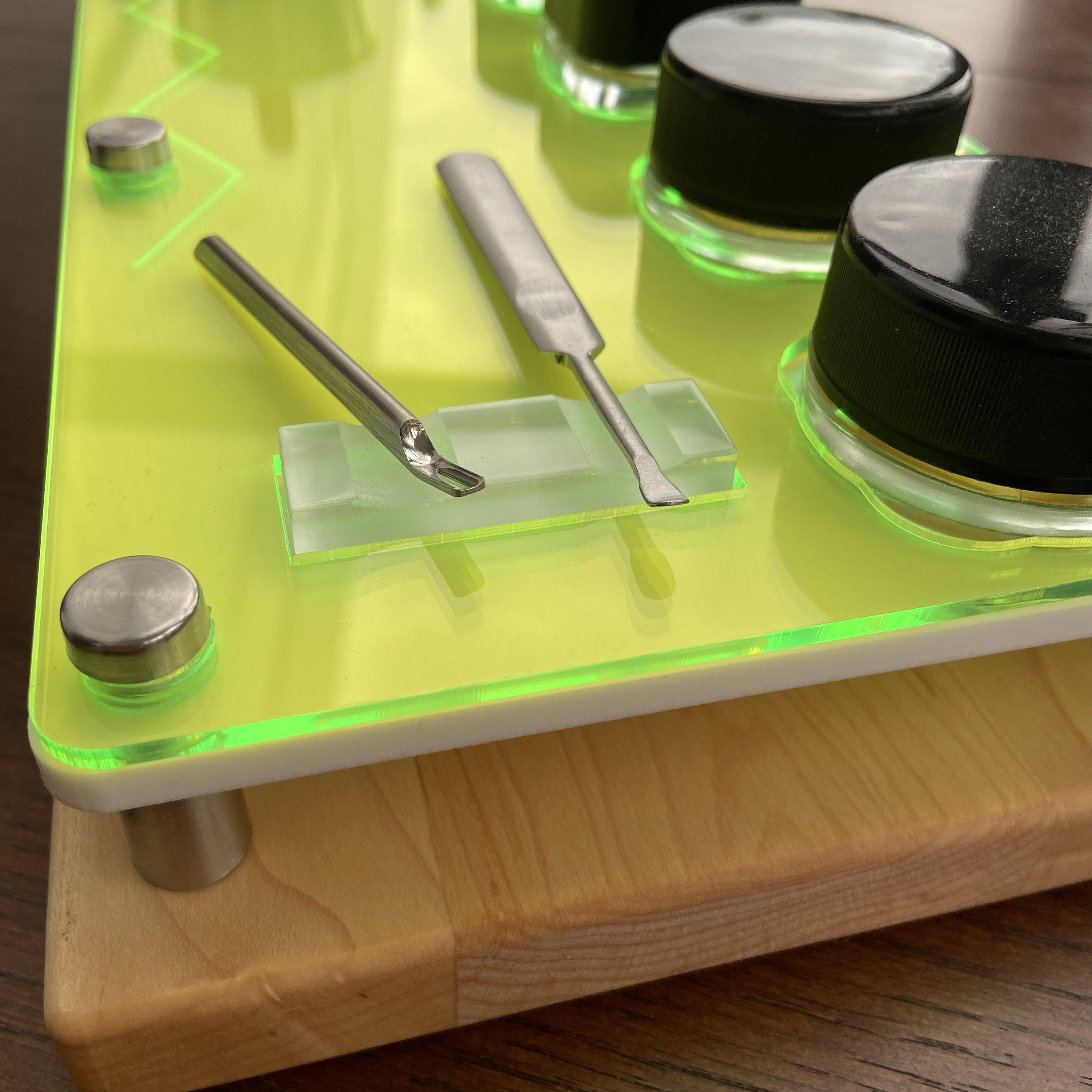 Dab Session Tray Wax Organizer & Cleaning Station THC Etsy