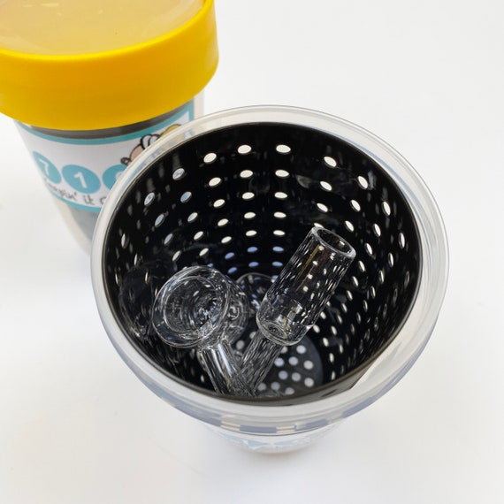 Quartz Banger Terps Cleaning Basket Soaking Cup With Storage in