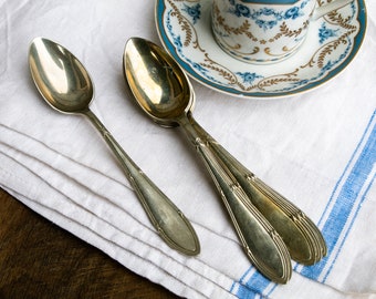 Coffee spoon, Alpaccasilber, Wellner, 6 pieces