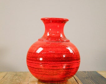 Rote Vase, Bay Keramik