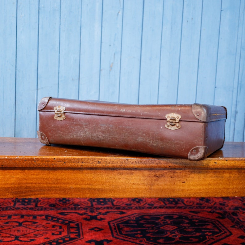 Nr.11 Kleiner brauner Koffer im Vintage Look Bild 4