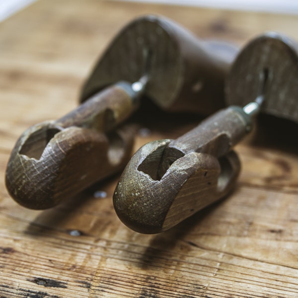 Vintage Schuhspanner aus Holz