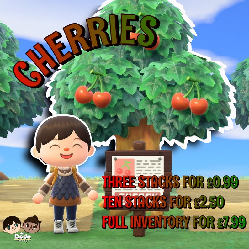 Avoir Tous Les Fruits Animal Crossing New Horizon Animal Crossing New Horizons: Fruits CERISES | Etsy