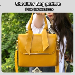 leather Shoulder bag Pattern +Instructions (PDF) 027