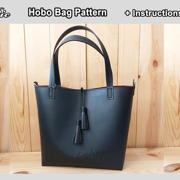 Hobo bag Pattern +Instructions (PDF A4 and Letter) 083