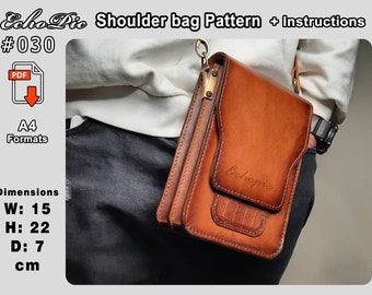 Shoulder bag Pattern +Instructions PDF #030