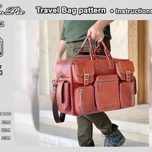 Travel bag Pattern  + Instructions #053 | PDF