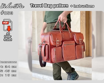 Travel bag Pattern  + Instructions #053 | PDF