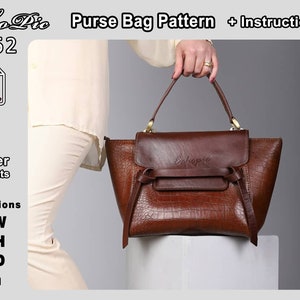 Handbag pattern - Letter & A4 (pdf) + instructions - bag pattern