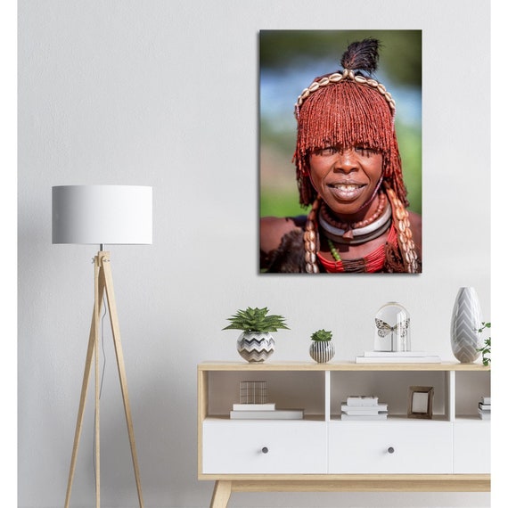 Home Décor Wall Hangings Hamer tribe in Ethiopia Wall Art Africa Omo