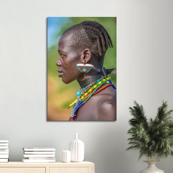 Home Décor Wall Hangings Hamer tribe in Ethiopia Wall Art Africa Omo