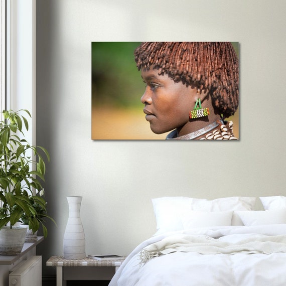 Home Décor Wall Hangings Hamer tribe in Ethiopia Wall Art Africa Omo